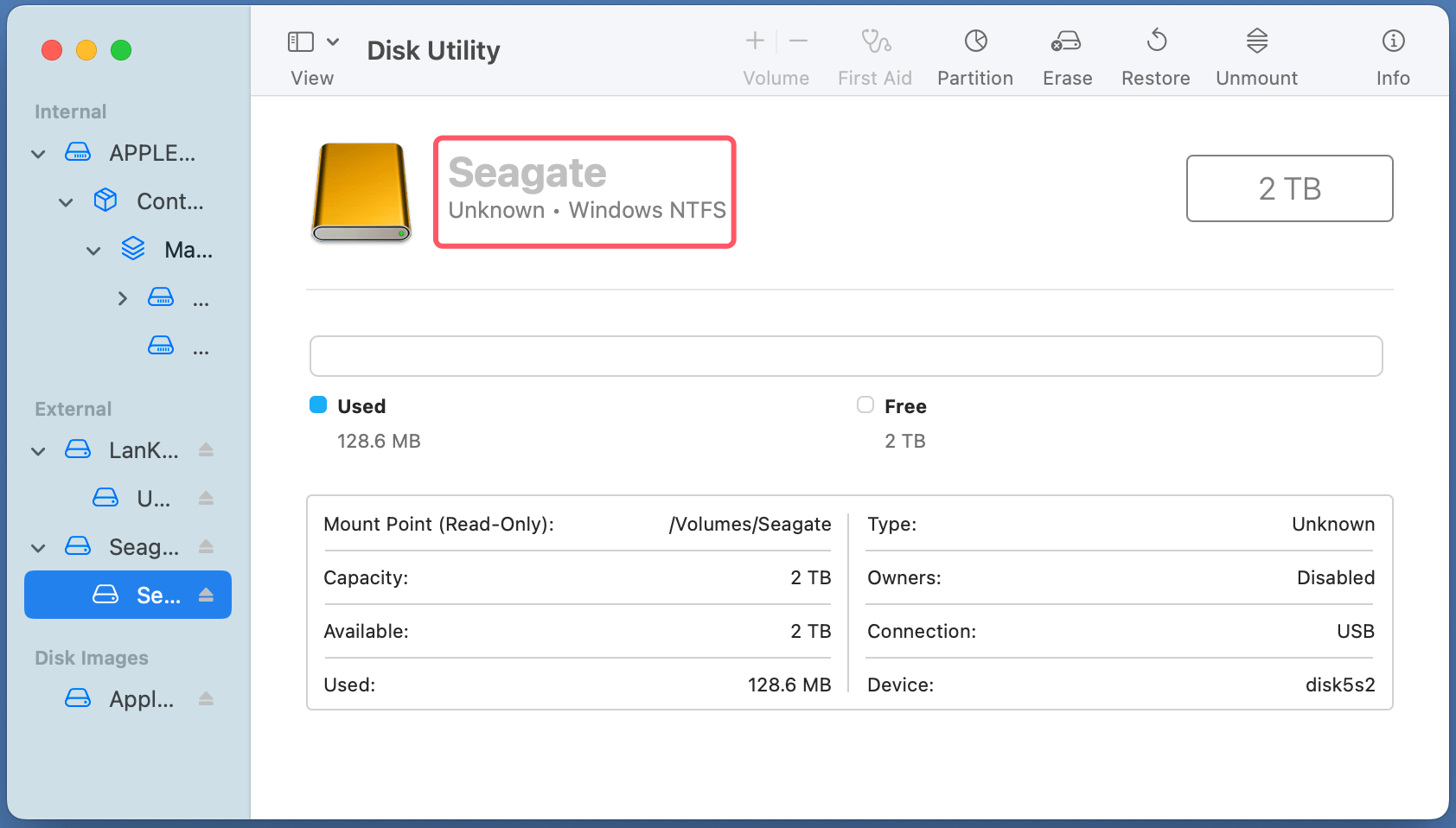Fix Seagate Ultra Compact SSD Not Showing Up
