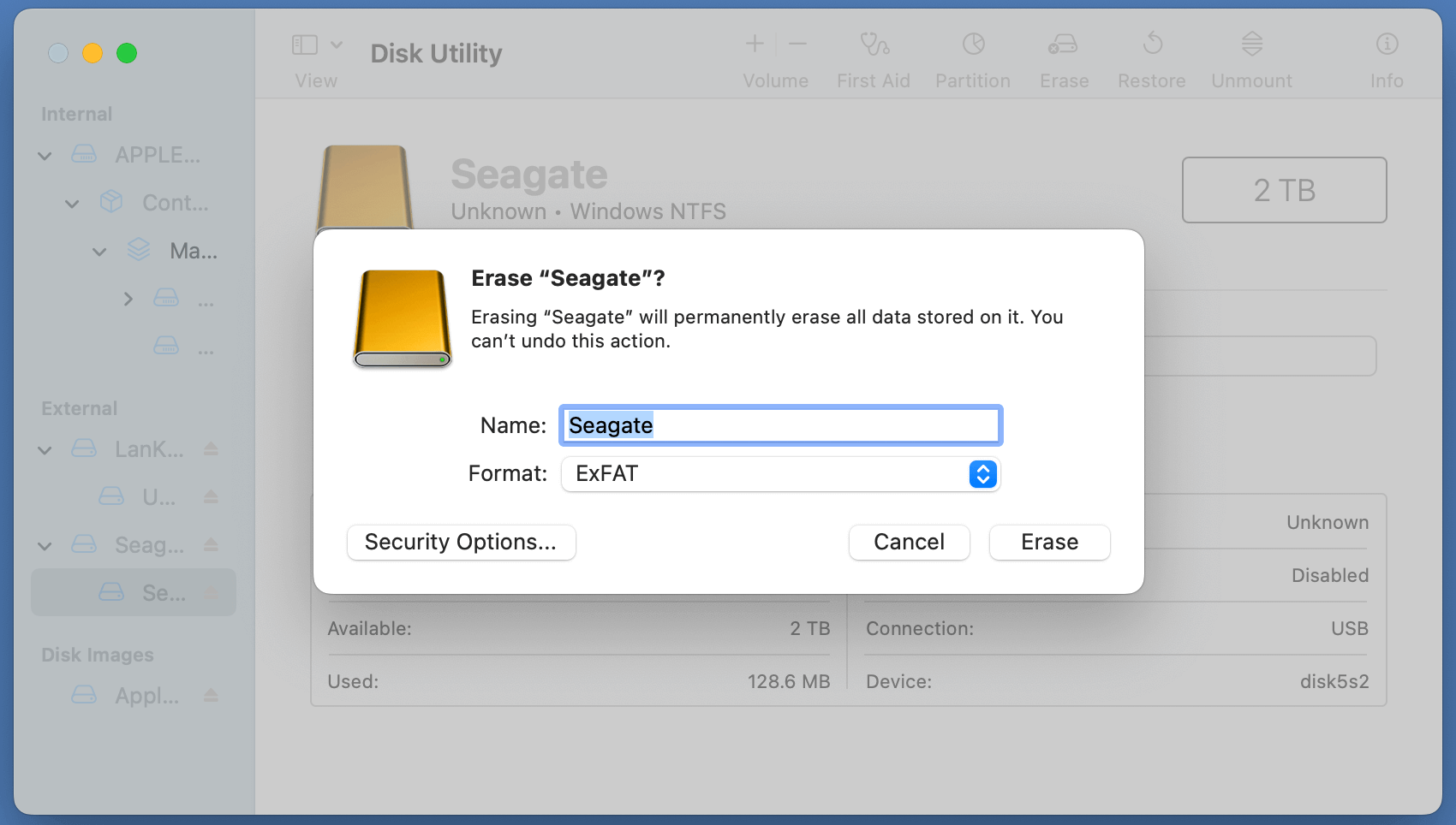 Fix Seagate Ultra Compact SSD Not Showing Up