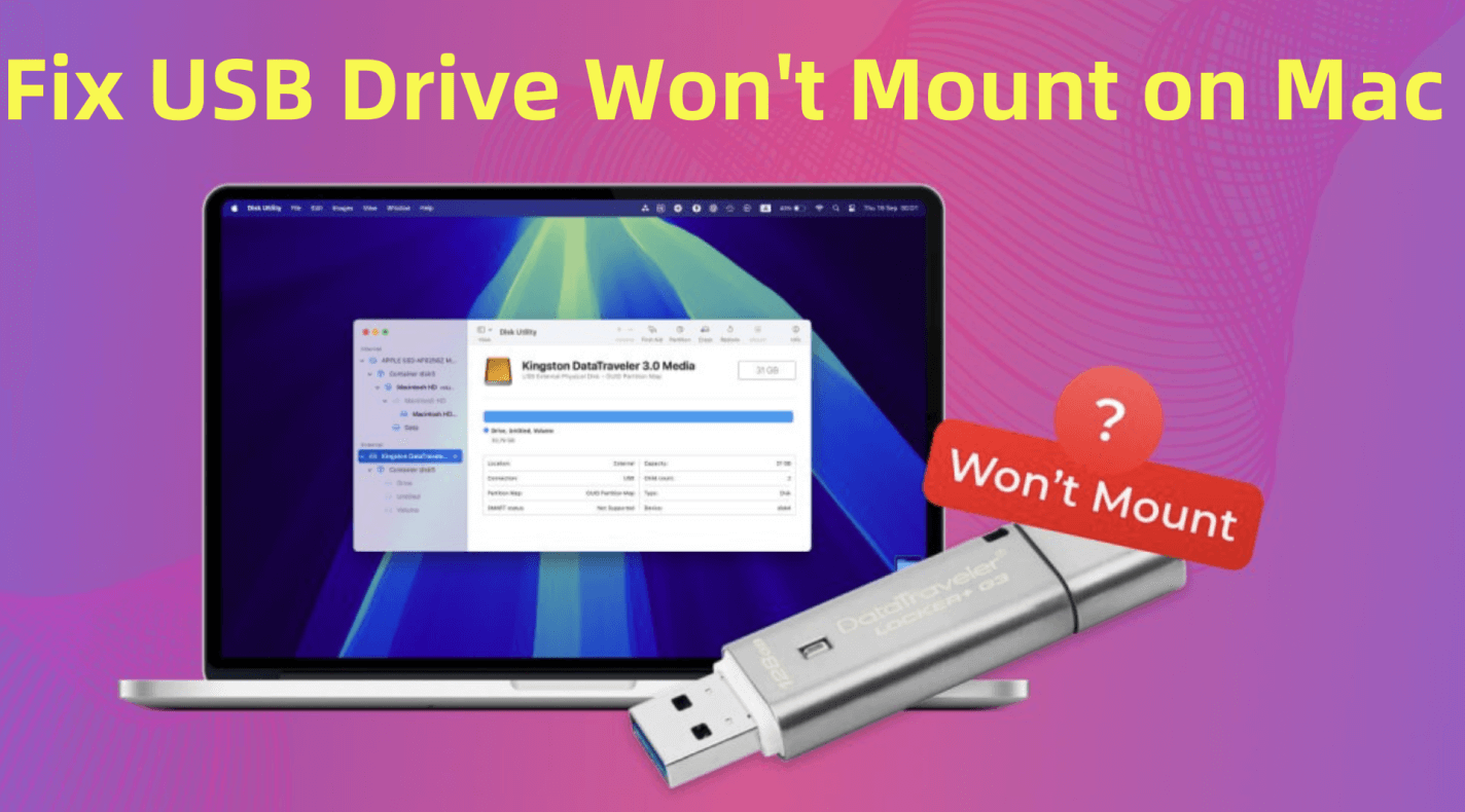 Fix USB Drive Won't Mount on Mac