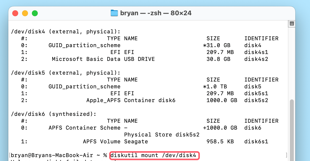 Fix USB Drive Won't Mount on Mac