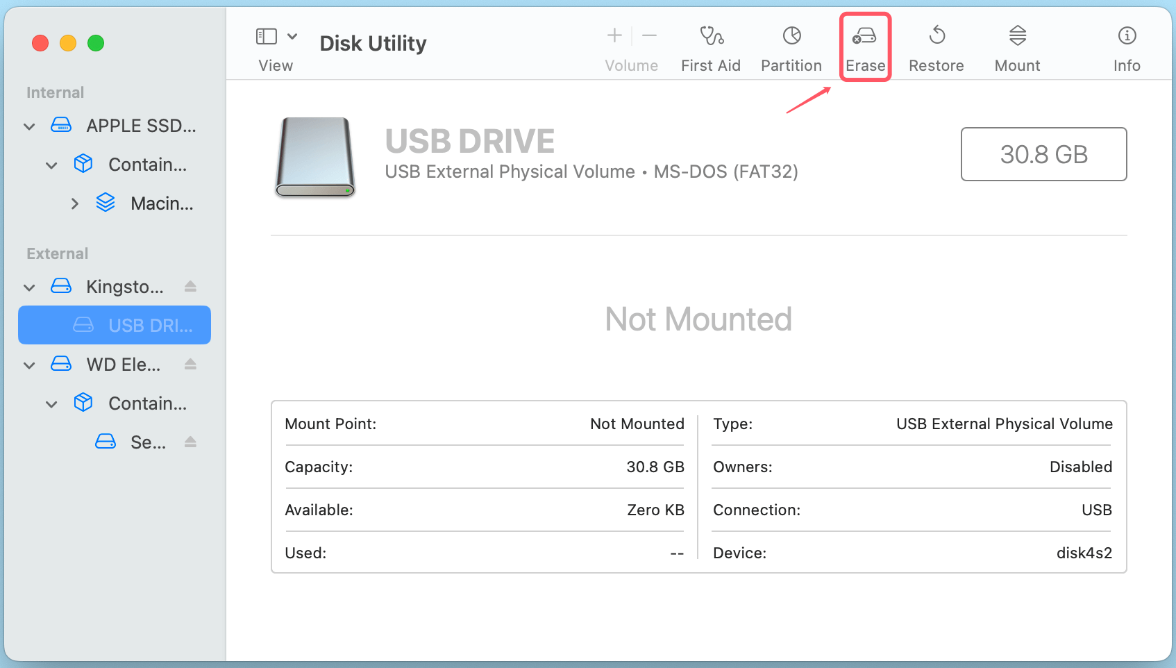 Fix USB Drive Won't Mount on Mac