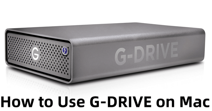 using G-DRIVE on your Mac