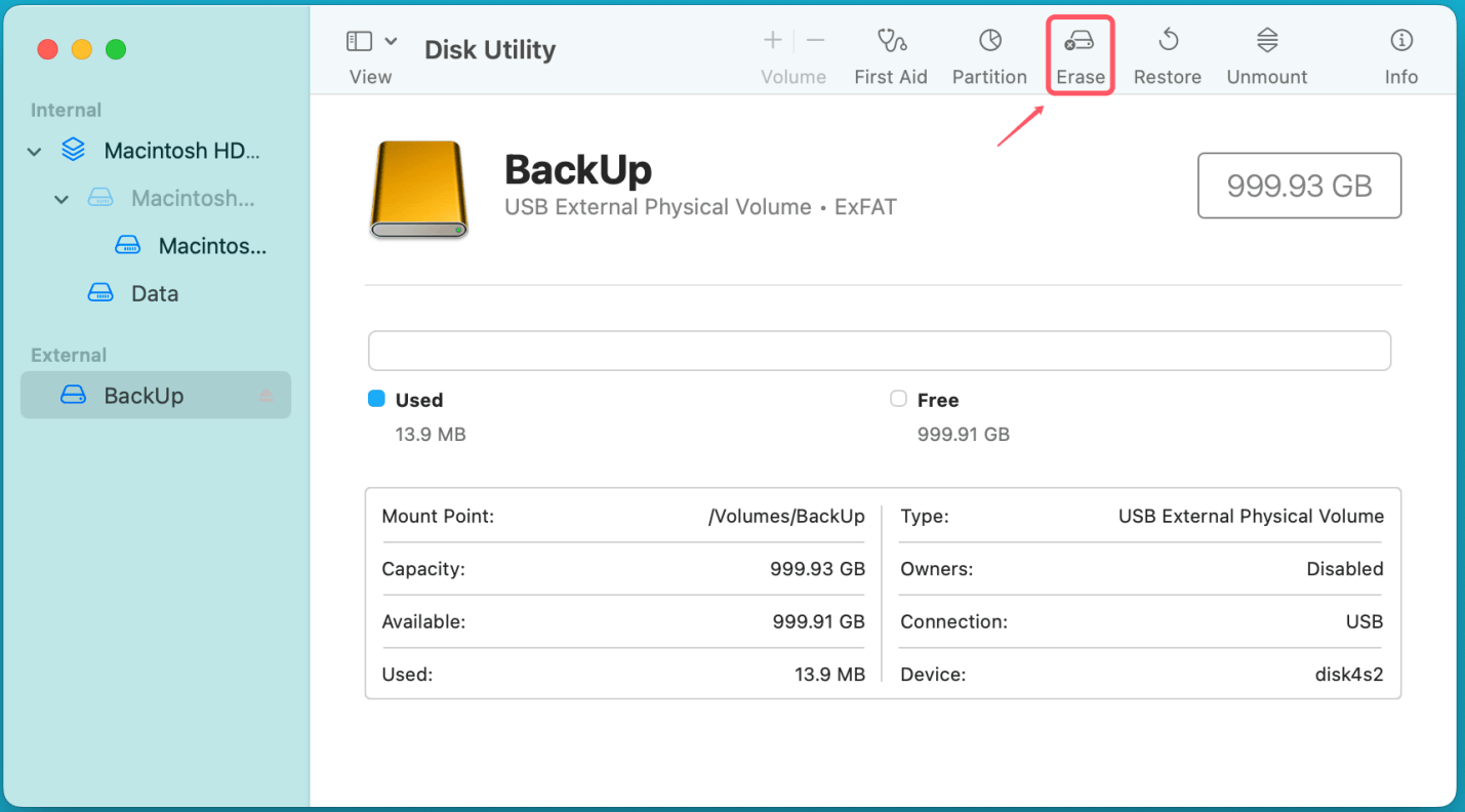 Preparing for Time Machine Backup on macOS Sequoia
