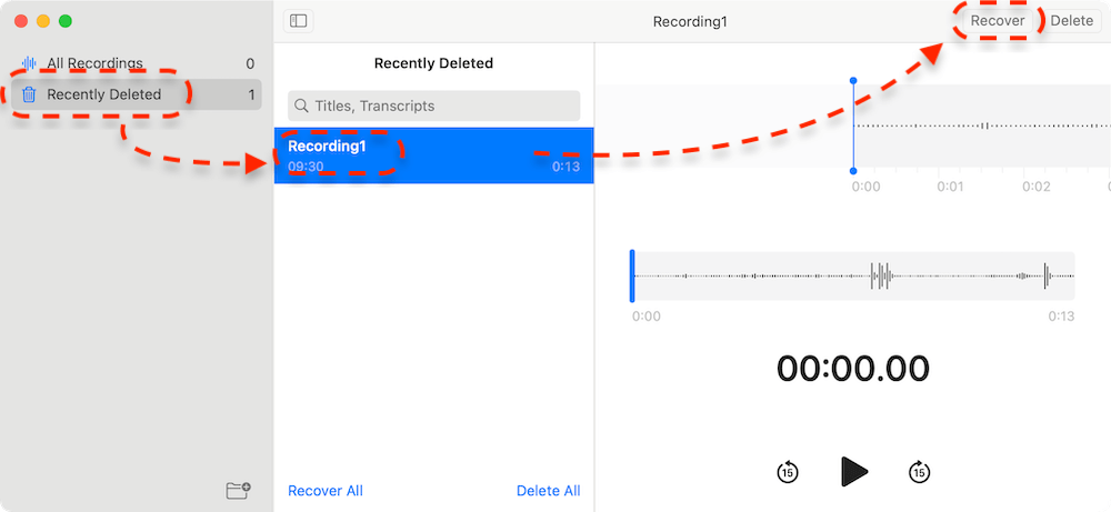 where are voice memos stored on Mac