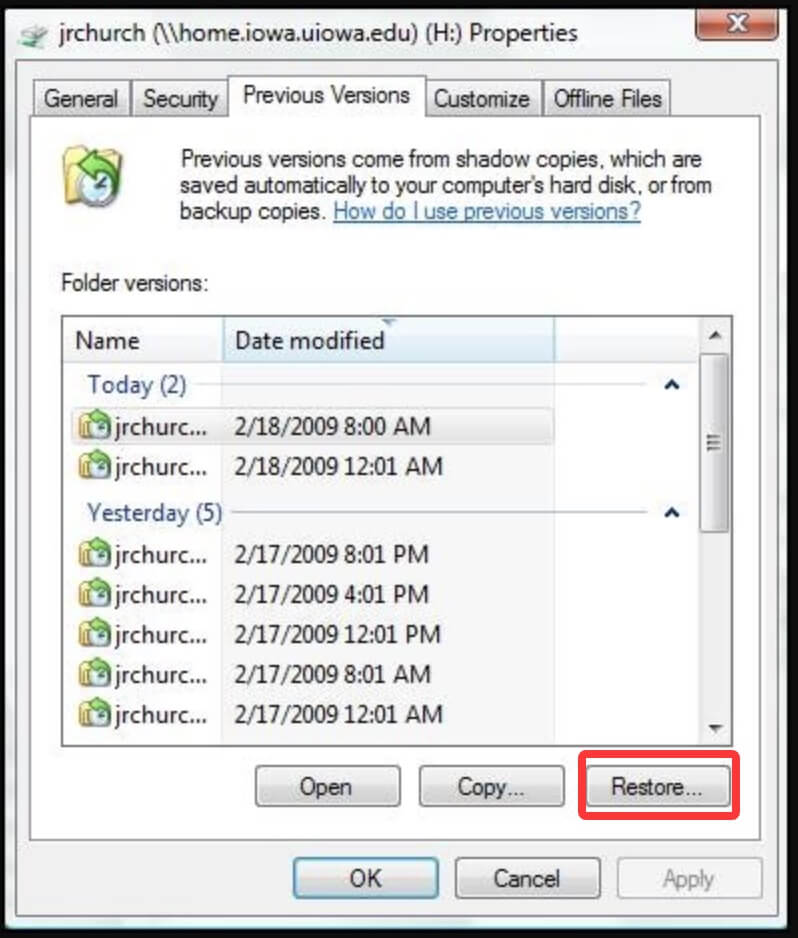 recover lost WAV audio files