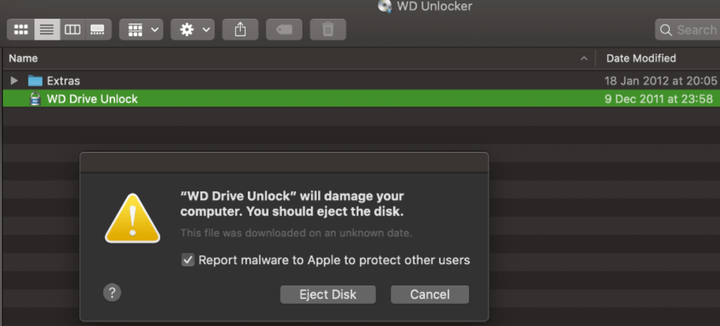 WD Drive Unlock Will Damage Your Computer