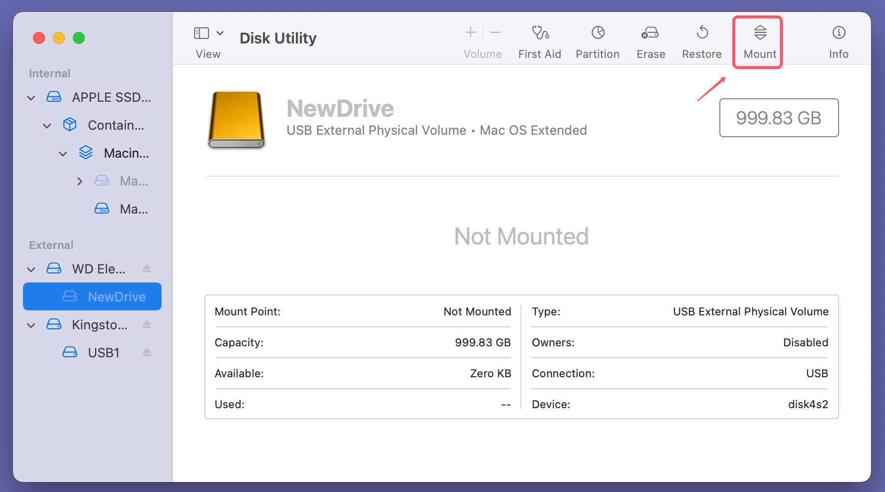 WD Drive Utilities can't recognize my drive