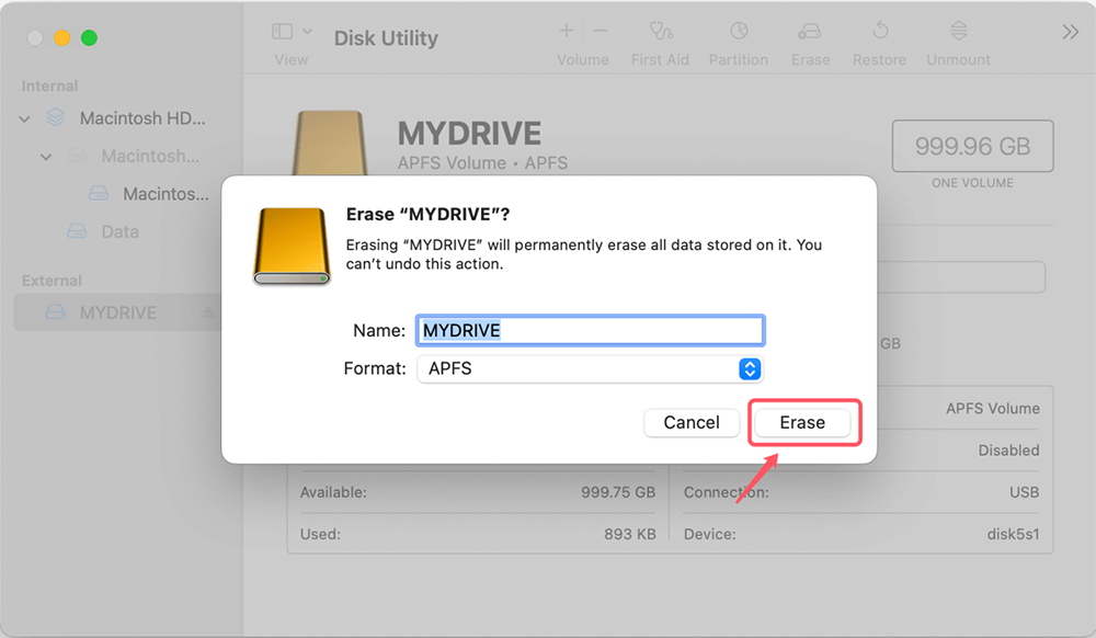 How to format a hard drive with Disk Utility