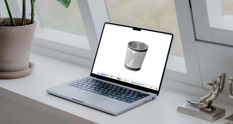 trash bin on Mac