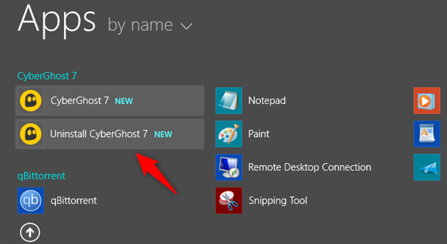 how to uninstall programs in Windows 8/8.1