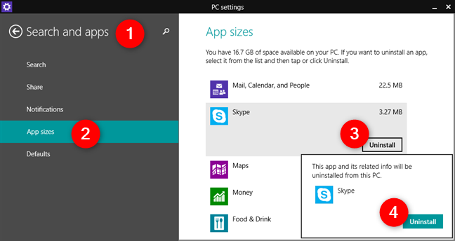 how to uninstall programs in Windows 8/8.1