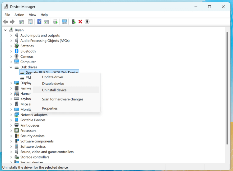 Windows 10 failing to detect your Seagate external hard drive