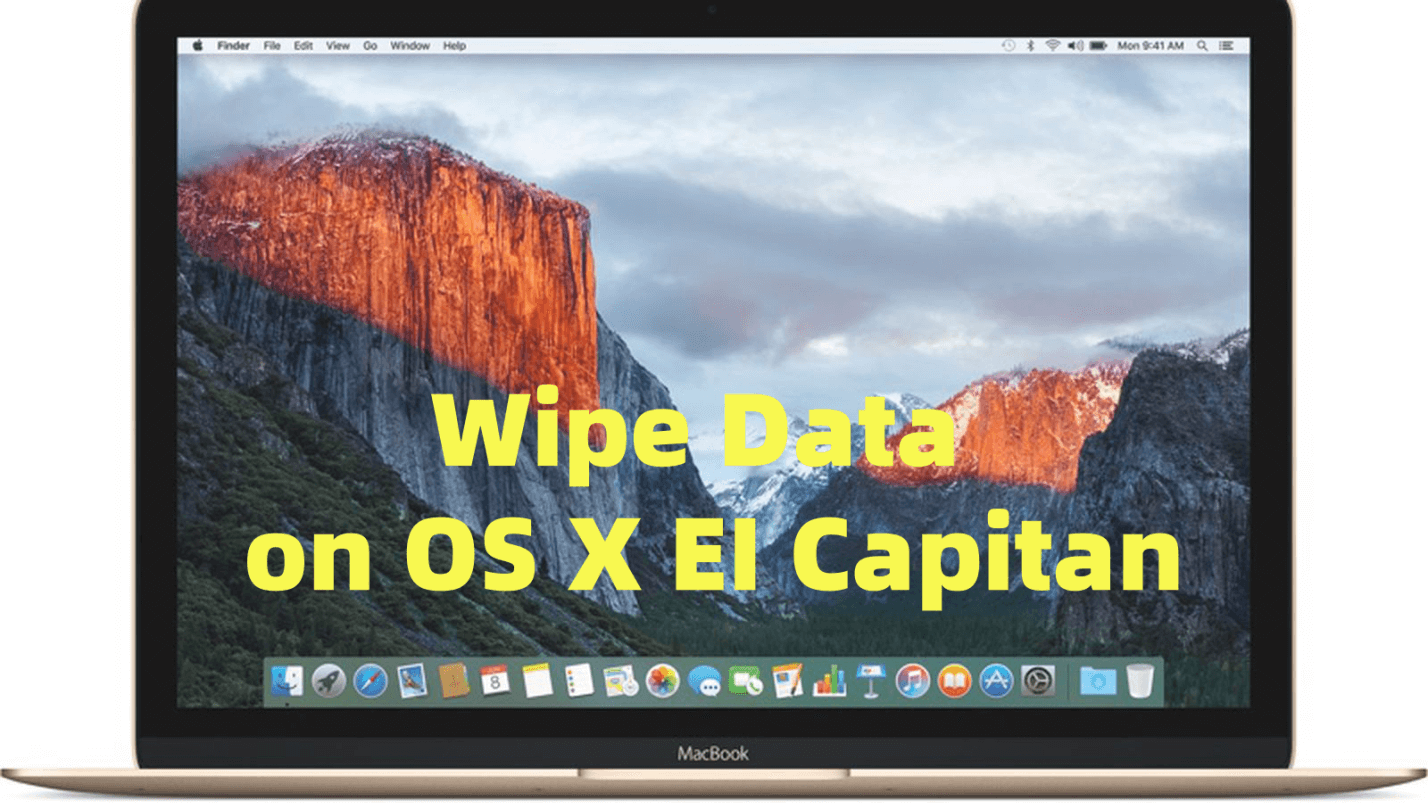 Wipe data on OS X El Capitan