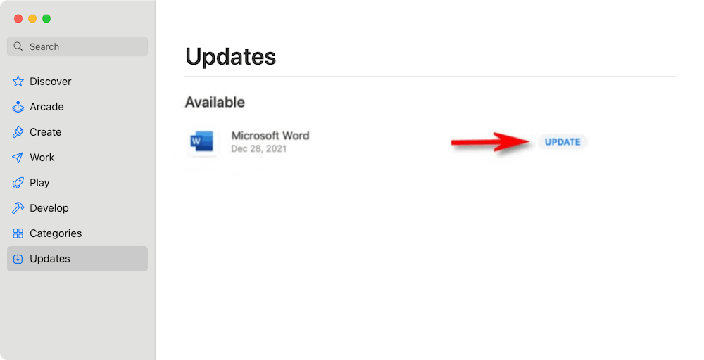 Word not saving on Mac