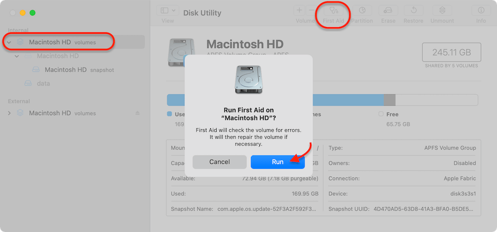 Word not saving on Mac