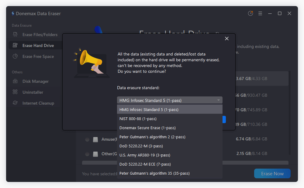 Donemax Data Eraser