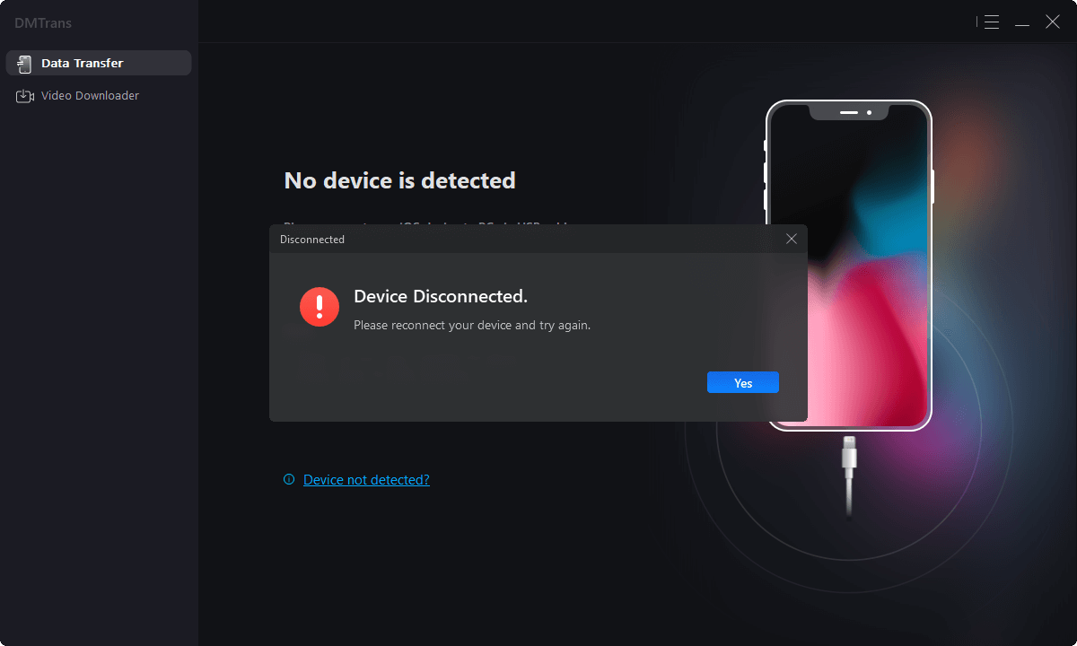 Step 1. Connect iPhone