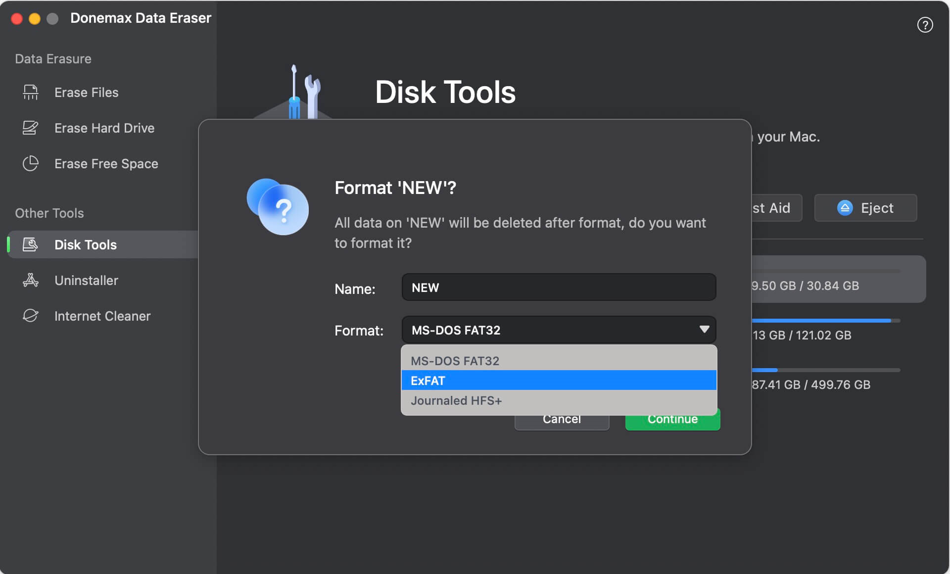format Lexar SSD for Mac