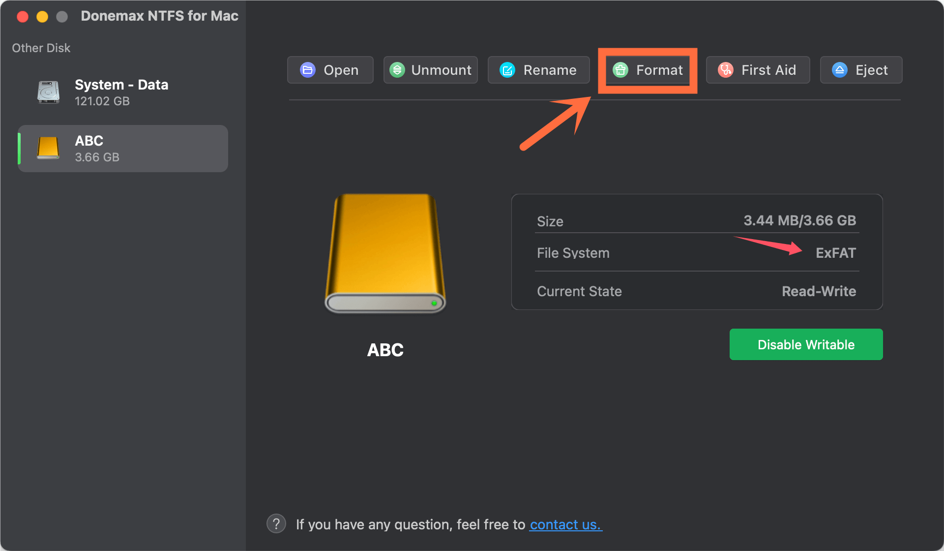Donemax NTFS for Mac