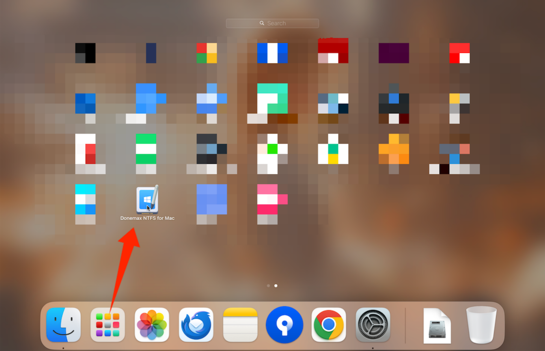 run Donemax NTFS for Mac